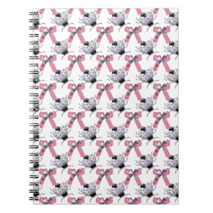 Lady Bugs and Bows Spiral Notebook