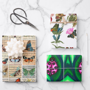 lady bugs Butterflies insect Sheet Music flowers