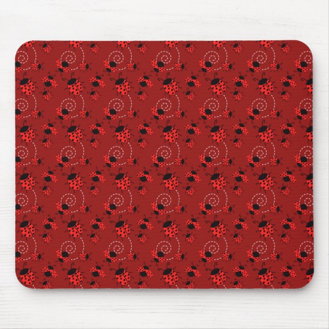 Lady Bugs Mouse Pad (Front)