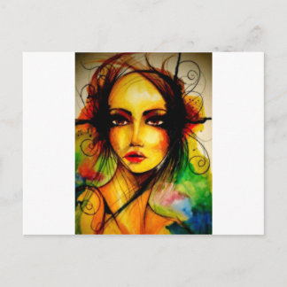 Lady Butterfly.jpg Postcard