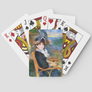 Lady by the Seashore (by Pierre-Auguste Renoir) Playing Cards