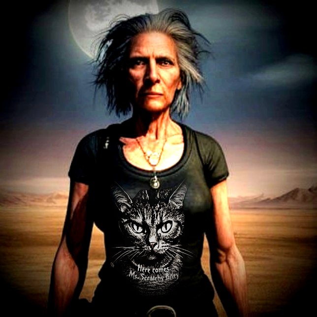 Lady Cat in charge T-Shirt (Creator Uploaded)