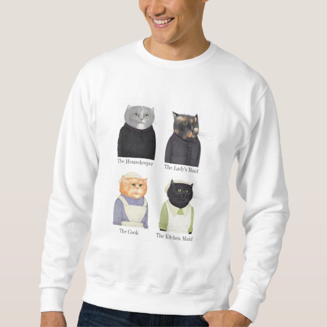 LADY CATS Men's Basic Sweatshirt  (Front)