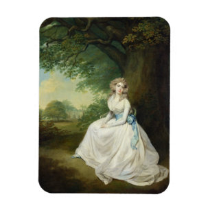 Lady Chambers, c.1789 (oil on canvas) Magnet