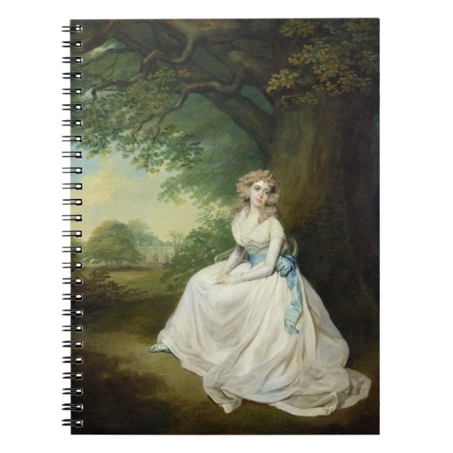 Lady Chambers, c.1789 (oil on canvas) Notebook (Front)