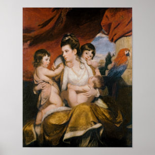 Lady Cockburn and her Three Eldest Sons, 1773 Poster