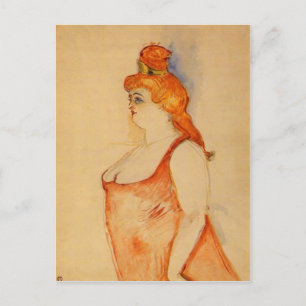 Lady Cocyte by Toulouse-Lautrec Postcard
