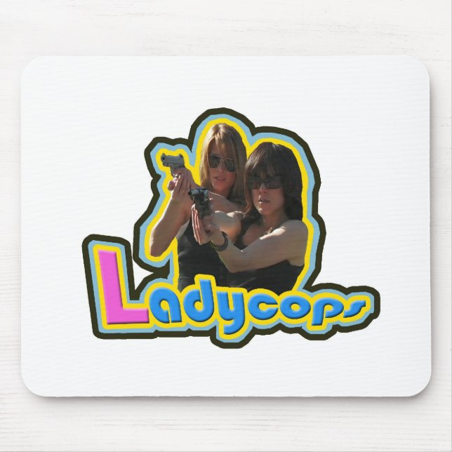 Lady Cops Mousepad (Front)