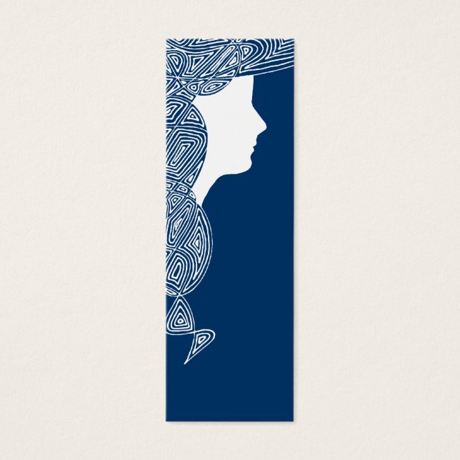 Lady - Custom Color Mini Bookmarks (Front)