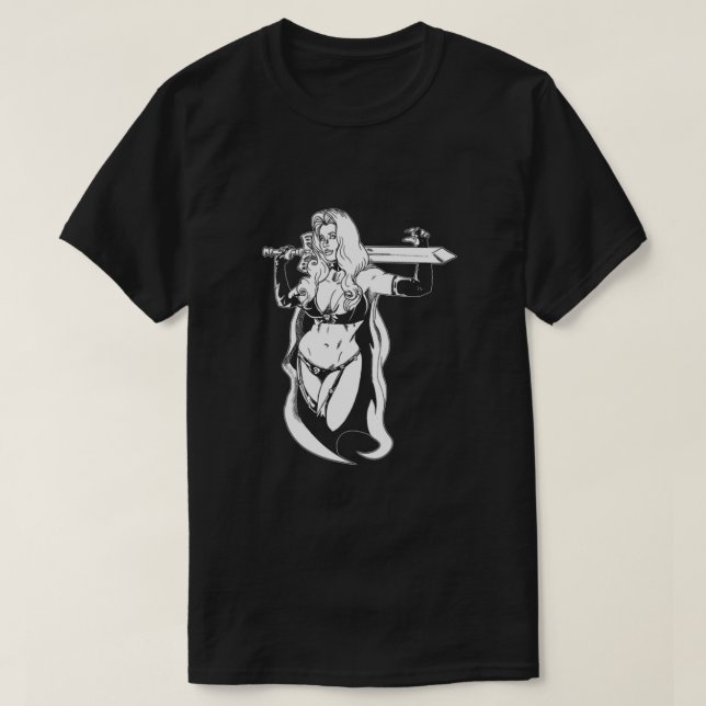 Lady Death Classic T-Shirt (Design Front)