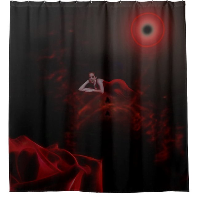 Lady Death Shower Curtain (Front)