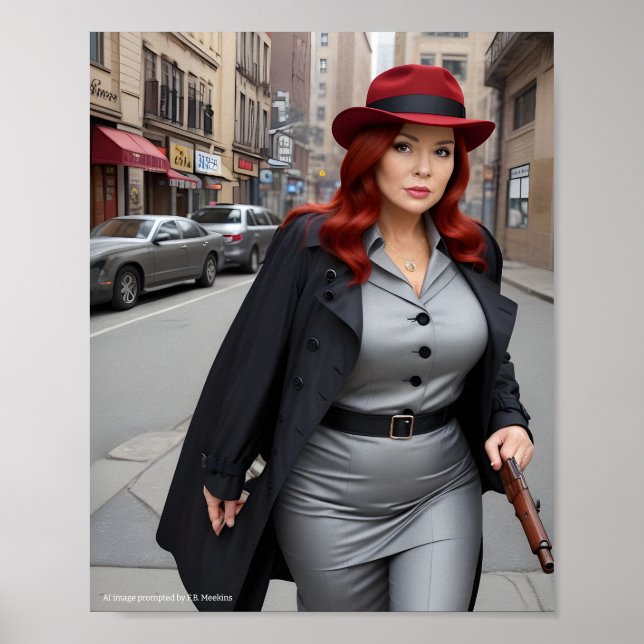 Lady Detective Poster (Front)