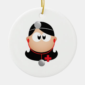 Lady Doctor Ceramic Tree Decoration