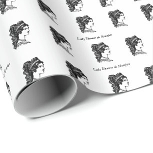 Lady Eleanor Medieval Fantasy Wedding Wrapping Paper
