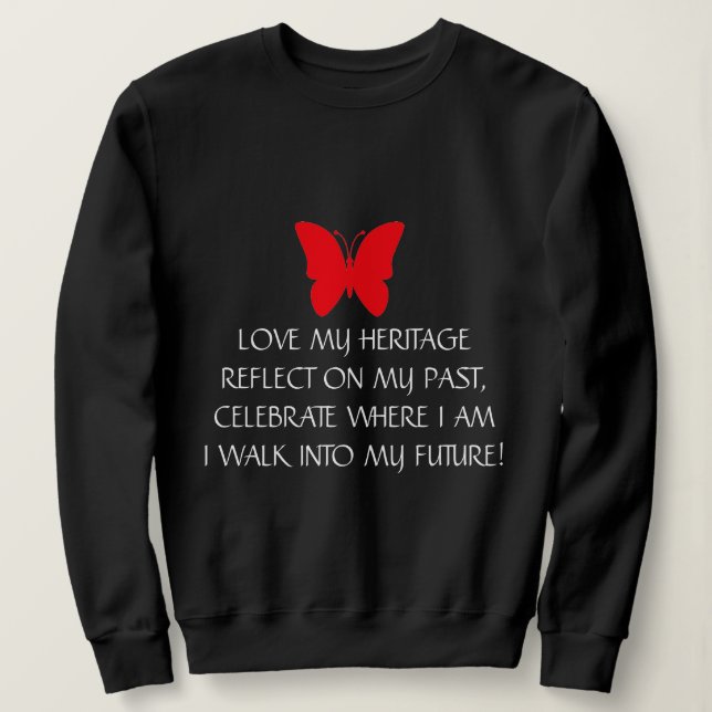 Lady Elegance Collection Ladies Sweatshirt (Design Front)