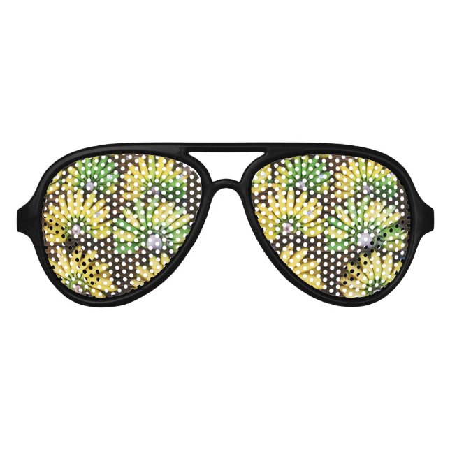 Lady Finger Bananas ~ Egg Banana (กล้วยไข่) Aviator Sunglasses (Front)