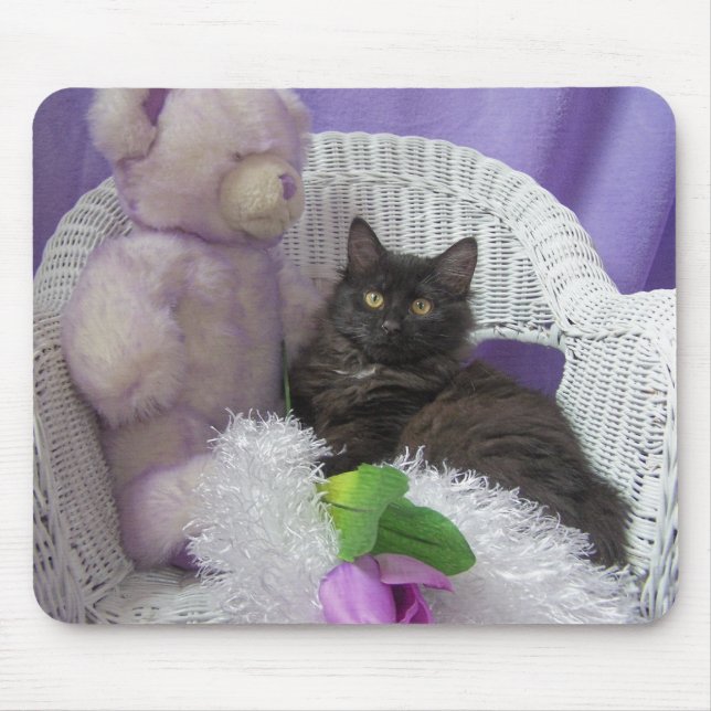 lady flower Mouse pad (Front)