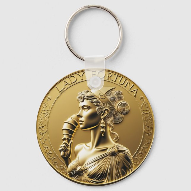 Lady Fortuna Inspiration Key Ring (Front)