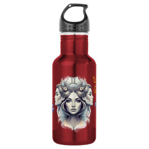 Lady Gemini Reusable Zodiac Fitness Bottle