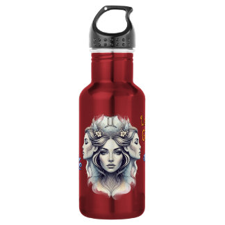 Lady Gemini Reusable Zodiac Fitness Bottle