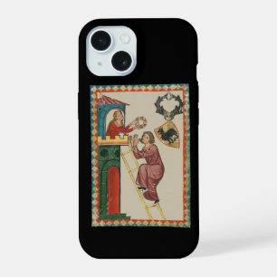 Lady Giving Gift to Suitor, 14th Century iPhone 15 Case
