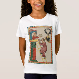 Lady Giving Gift to Suitor, 14th Century T-Shirt