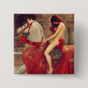 Lady Godiva Button