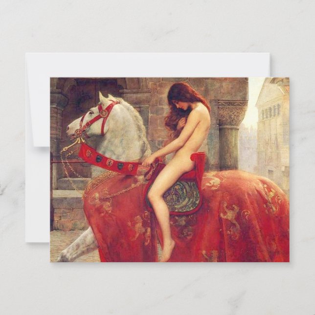 Lady Godiva Invitation (Front)