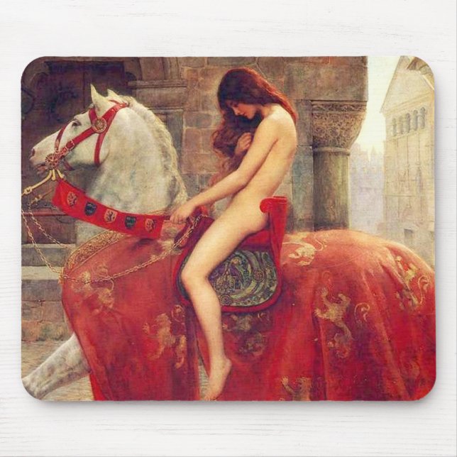 Lady Godiva Mouse Pad (Front)