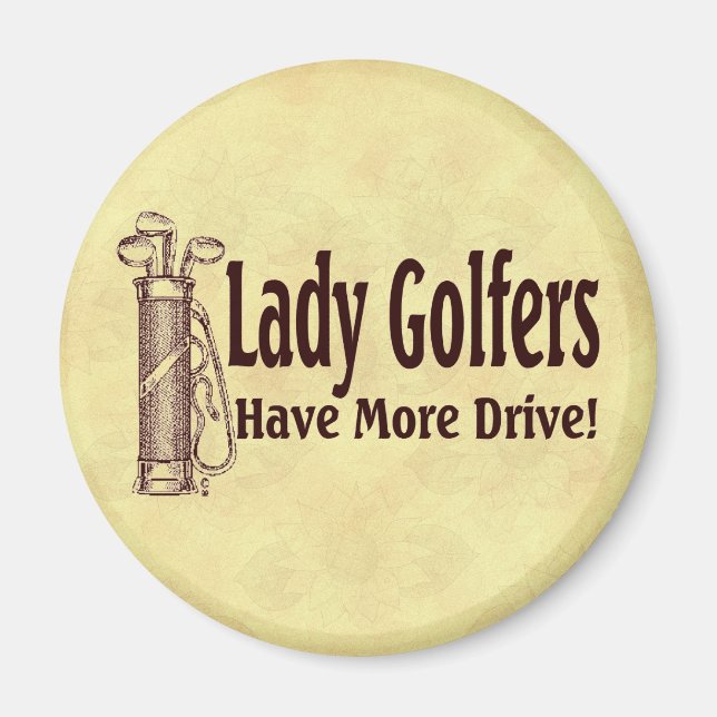 Lady Golfers Magnet (Front)