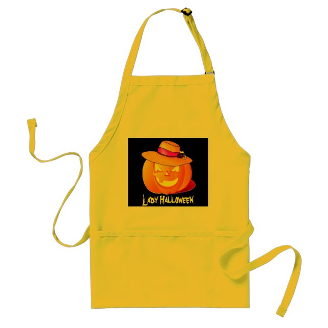 Lady Halloween Apron (Front)