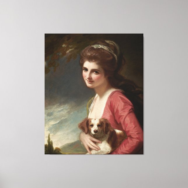Lady Hamilton as Nature Romney Canvas Art (Front)