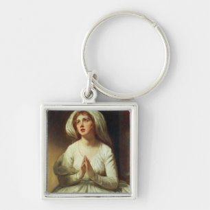 Lady Hamilton Praying Key Ring