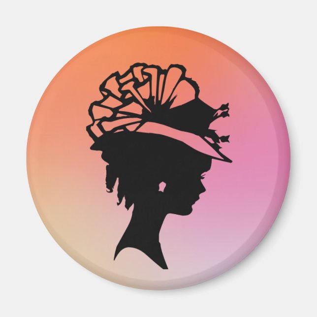 Lady in a Bonnet 7 Citrus Ice AH2010 Magnet (Front)