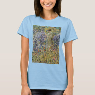 Lady in a Garden by Frederick Frieseke, Fine Art T-Shirt