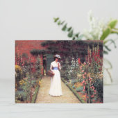 Lady in a Garden Invitations (Standing Front)