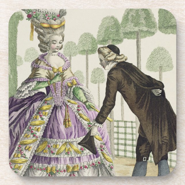 Lady in a Lilac Dress Promenades in the Gardens of Coaster (Front)