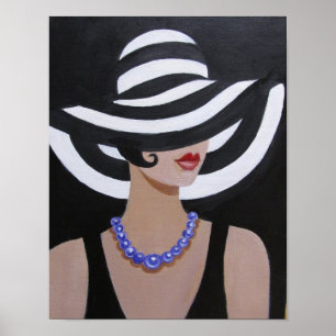 LADY IN A PICTURE HAT, POSTER