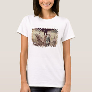 Lady in a rickshaw, c.1890s (coloured photo) T-Shirt