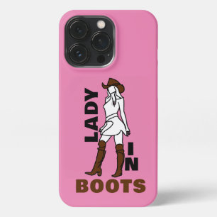 Lady in boots Girly savage  iPhone 13 Pro Case