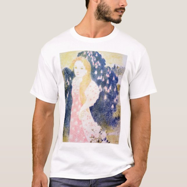 Lady in Pink Dress, Maurice Denis T-Shirt (Front)