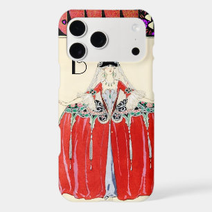 LADY IN RED,BEAUTY FASHION COSTUME DESIGN MONOGRAM