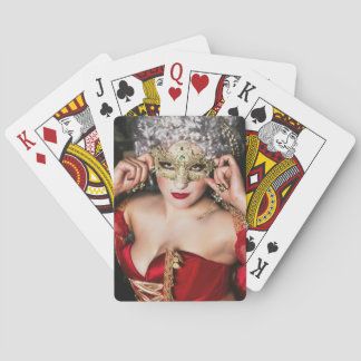 Lady in Red playing cards,Virginia Rose Collection Cards