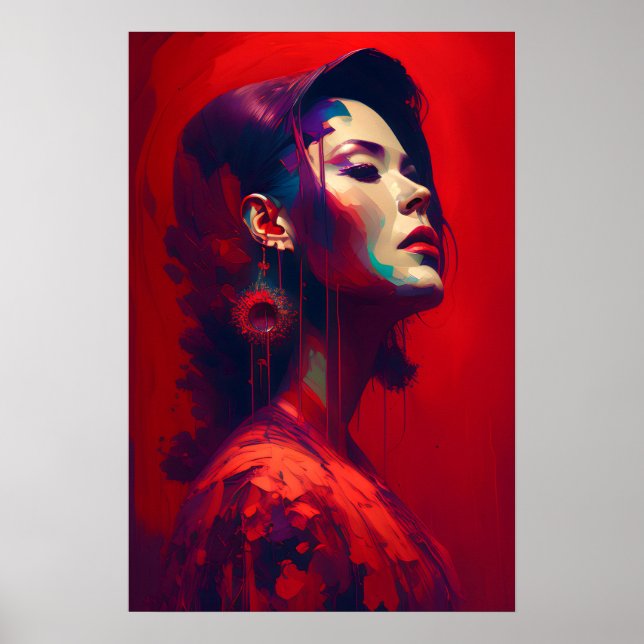 Lady In Red Poster (Front)