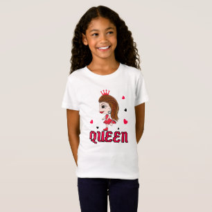 Lady in red T-Shirt