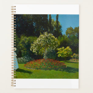 Lady in the Garden 1867 by Claude Monet Planner