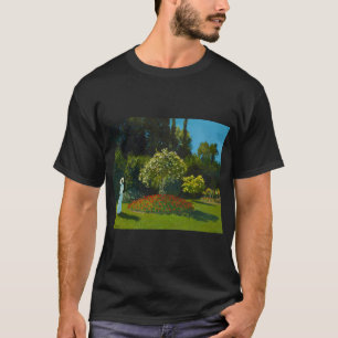 Lady in the garden Claude Monet garden botanical T-Shirt