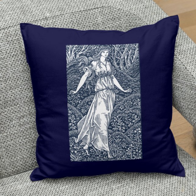 lady in the Woods Cushion (Creator Uploaded)
