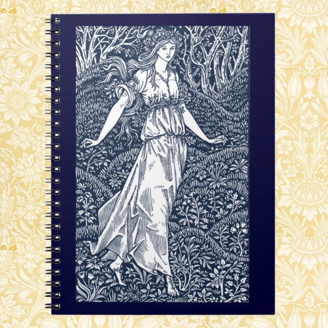 lady in the Woods Spiral Notebook (Creator Uploaded)