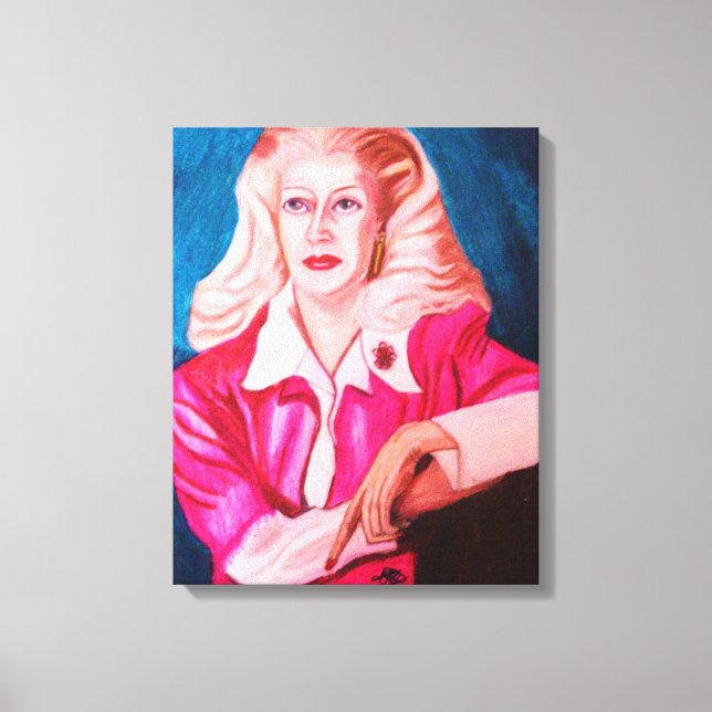 LADY IN WAITING canvas Print (Front)
